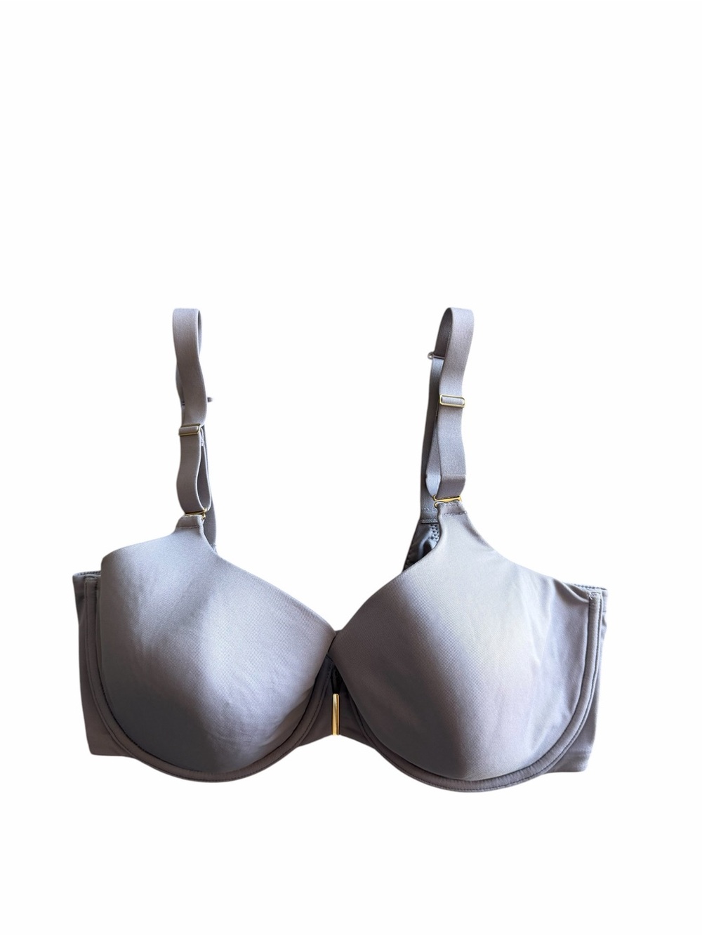 Third Love Women's Racerback Front-Close T-Shirt Bra Blue/Gray 34F